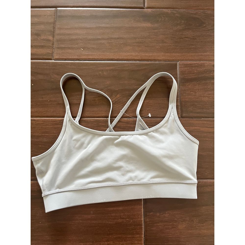 Vuori grey sports bra large